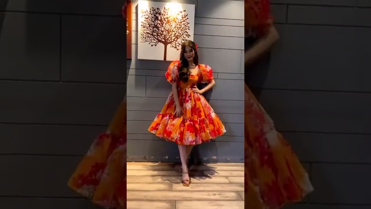 PRESENTING NEW layla pure silk organza gorgeous one piece tunic