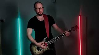 Riff Demo on my rzk burnt #rammstein #espguitar #guitar #heavy