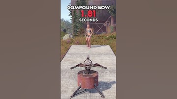 Best Weapon for a Turret in Rust.. #rust