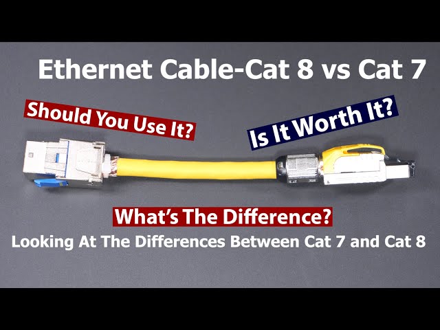 Cat 7 vs Cat 8 Cables: What's the Difference?