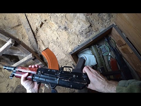 НАШЛИ ЯЩИК С ОРУЖИЕМ КОНТРАБАНДИСТОВ В ЛЕСУ. СХРОН ОРУЖИЯ В ЗЕМЛЯНКЕ. СНАЙПЕР СВД 1 ЧАСТЬ
