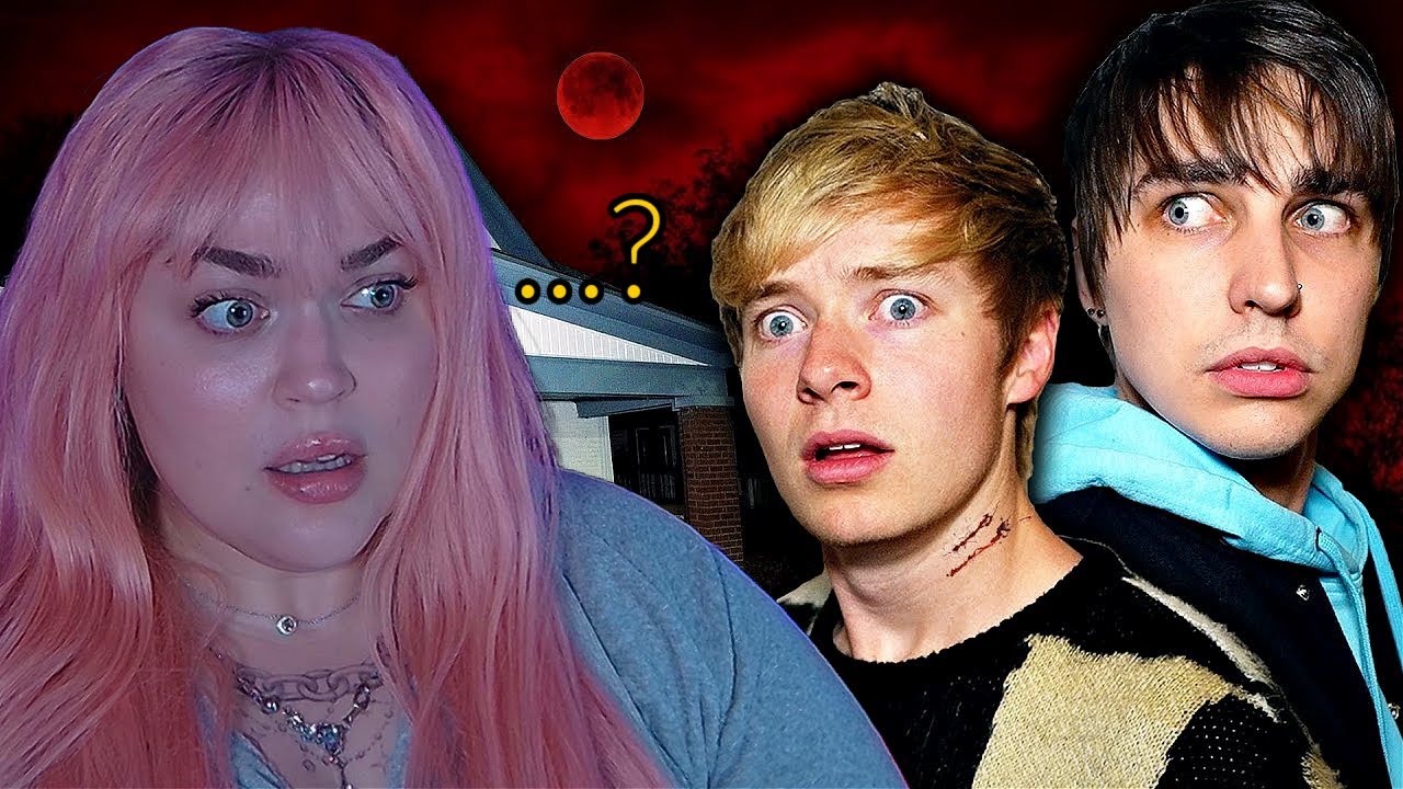 Watching Sam & Colby for the FIRST TIME... Haunted Sallie House | Scream Stream *LIVE*