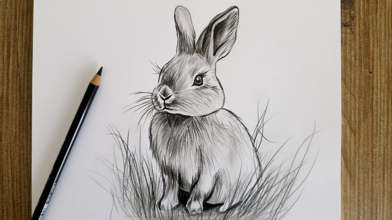 How To Draw A Realistic Rabbit Face
