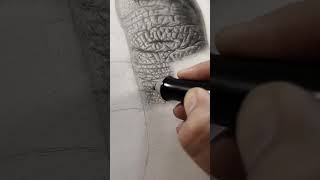 Drawing Skin Texture of Hands #hyperrealism