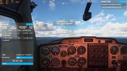 Microsoft Flight Simulator - Navigation: Using the NavLog