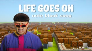 Oliver Tree - Life Goes On Note Block Cover