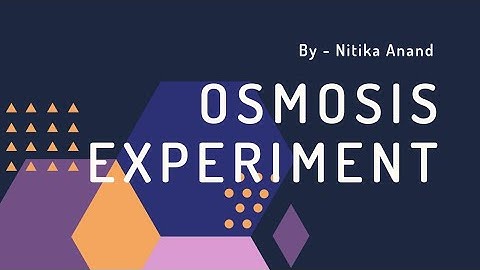 Osmosis with Raisins | biology| By-Nitika Anand