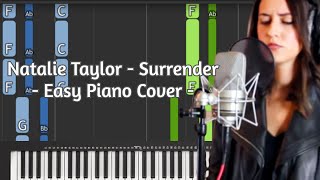 Natalie Taylor - Surrender - Piano Cover