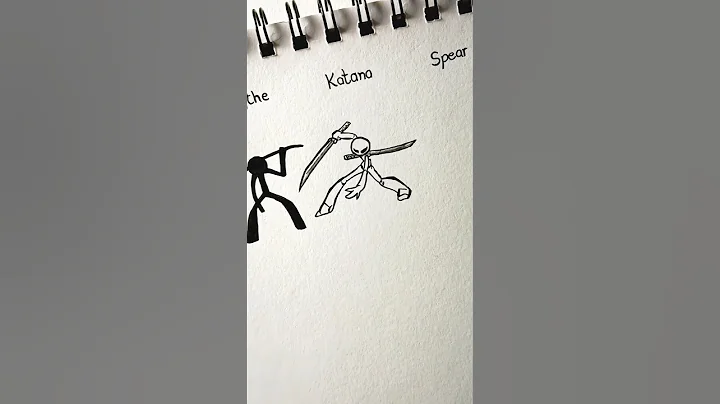 How to draw body with (Scythe, Katana, Spear) #shorts