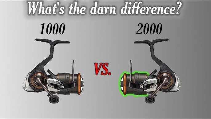 Explaining SPINNING REEL Sizes (1000, 2500, 5000) 