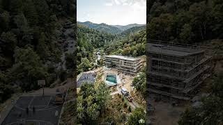 Luxury Glass Villa in Hills 🏡🔥 Cinematic AI Home Transformation | River, Pool &amp; Basketball Court