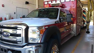 Brevard County Fire Rescue Medic 80 Returning To Quarters