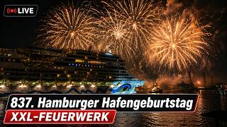 LIVE: XXL-Feuerwerk, Weltrekord & Schiffs-Spektakel | Hamburger Hafengeburtstag 2026