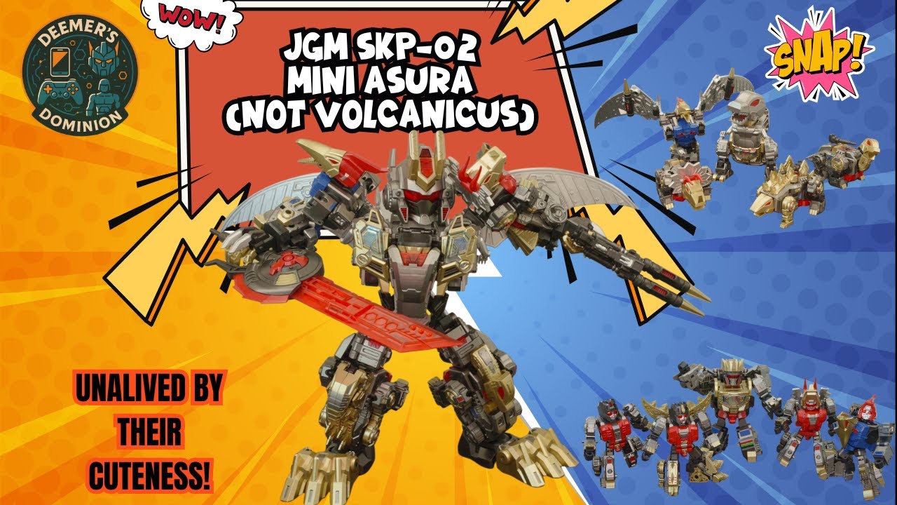 JiGuangMao JGM-SKP02 Mini Asura Dinoking (Set of 5)