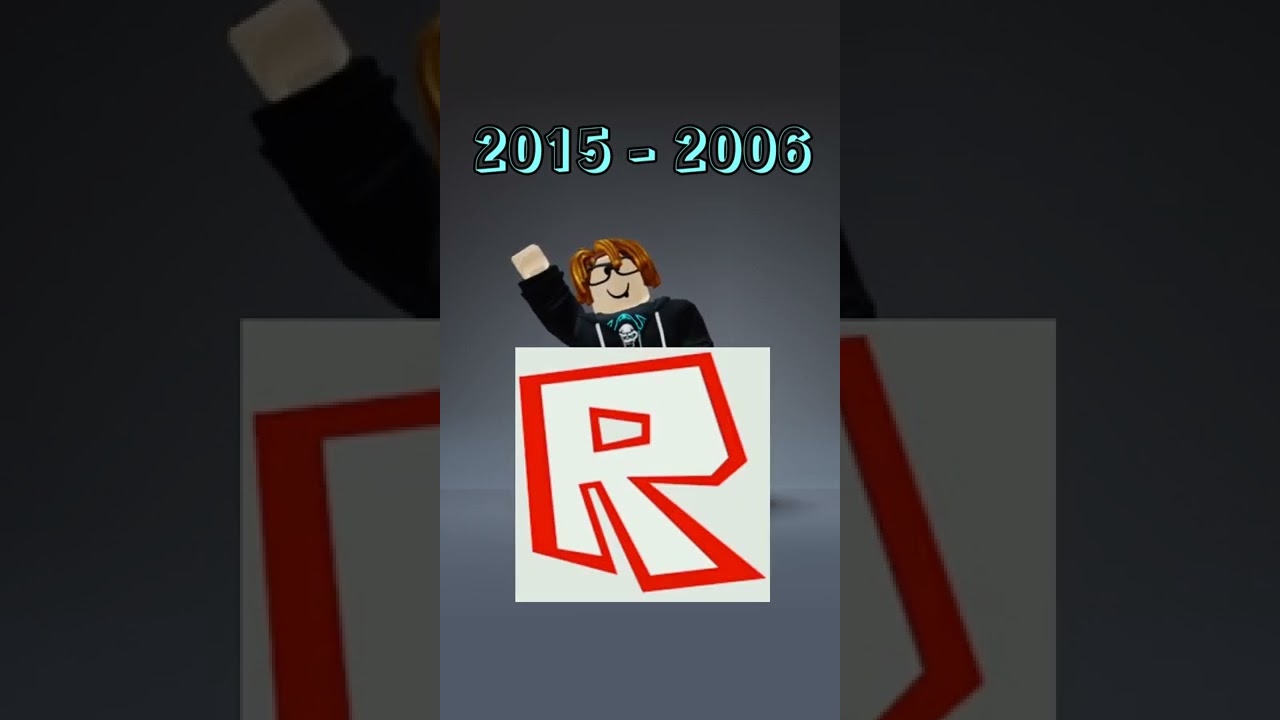 Roblox 2023 to 2009 logos evolutions #roblox #robloxlogo #robloxnew #r, roblox in 1989