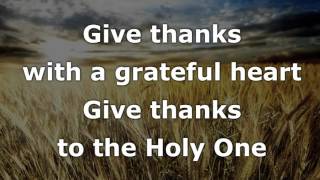 Give Thanks (with a grateful heart) Instrumental chords