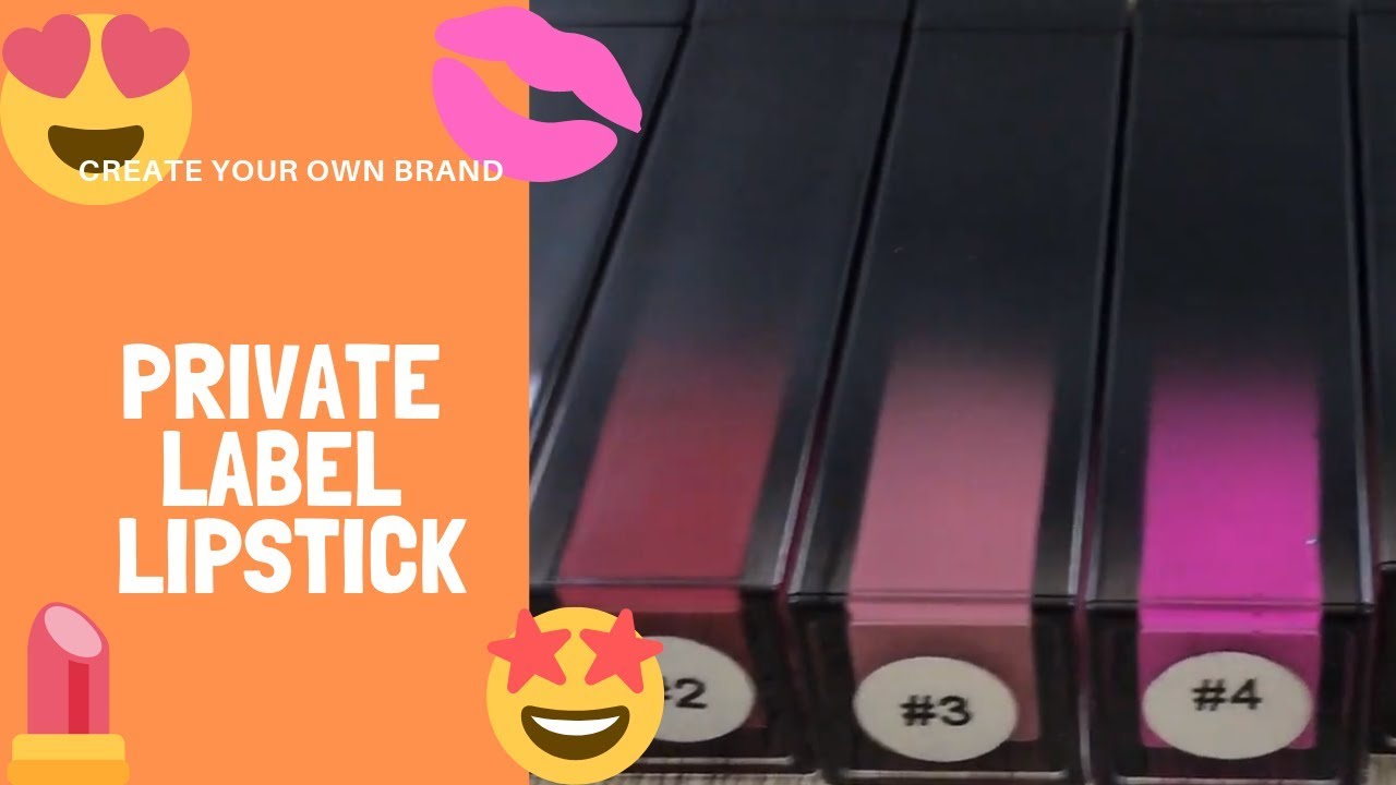 Private Label Makeup Lipstick (Translucent Tube)