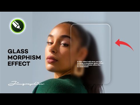 Learn How To Create Glass Morphism Effect In CorelDraw Tutorial