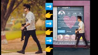 Instagram Profile Wall Photo Editing | Picsart Editing Tutorial - Crazy Editing screenshot 3