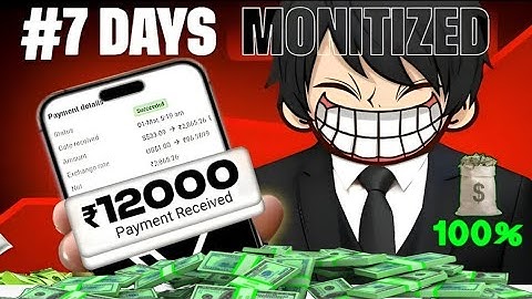Earning Only 7 Days $12000 |