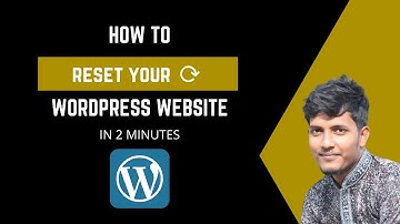 How to reset your WordPress website || WordPress Bangla Tutorial