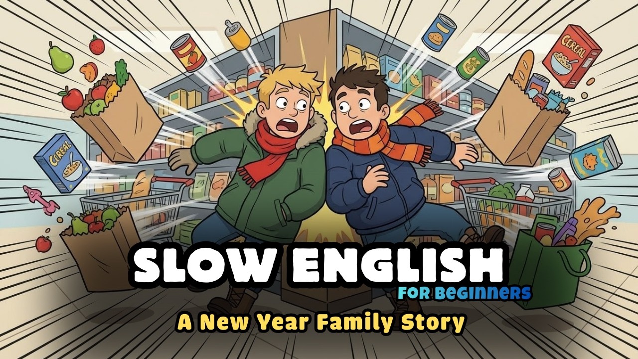 A New Year Family Story | Easy English Listening Story (A2 Level) – Giving and Kindness