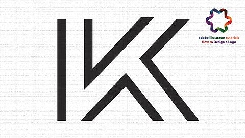 illustrator tutorial - Letter Logo Design Tutorial - Create a Line Text Effect