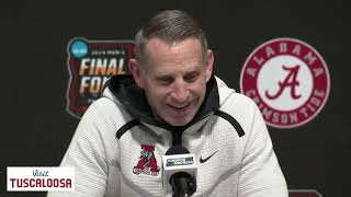 Nate Oats and Mark Sears address the media on Friday afternoon ahead of Final Four game vs UConn