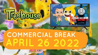 Treehouse Tv Canada Commercial Break April 26 2022