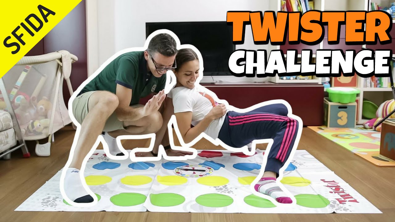 TWISTER CHALLENGE ITA: sfida con caduta e gomitata! 