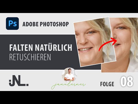 08 Falten natürlich & authentisch retuschieren / entfernen – - Adobe Photoshop Tutorial deutsch