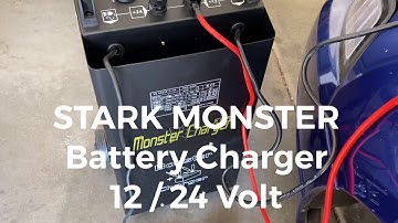 Product Review & Demonstration of the STARK Commercial Grade 12/24 Volt Battery Charger. Episode 64.