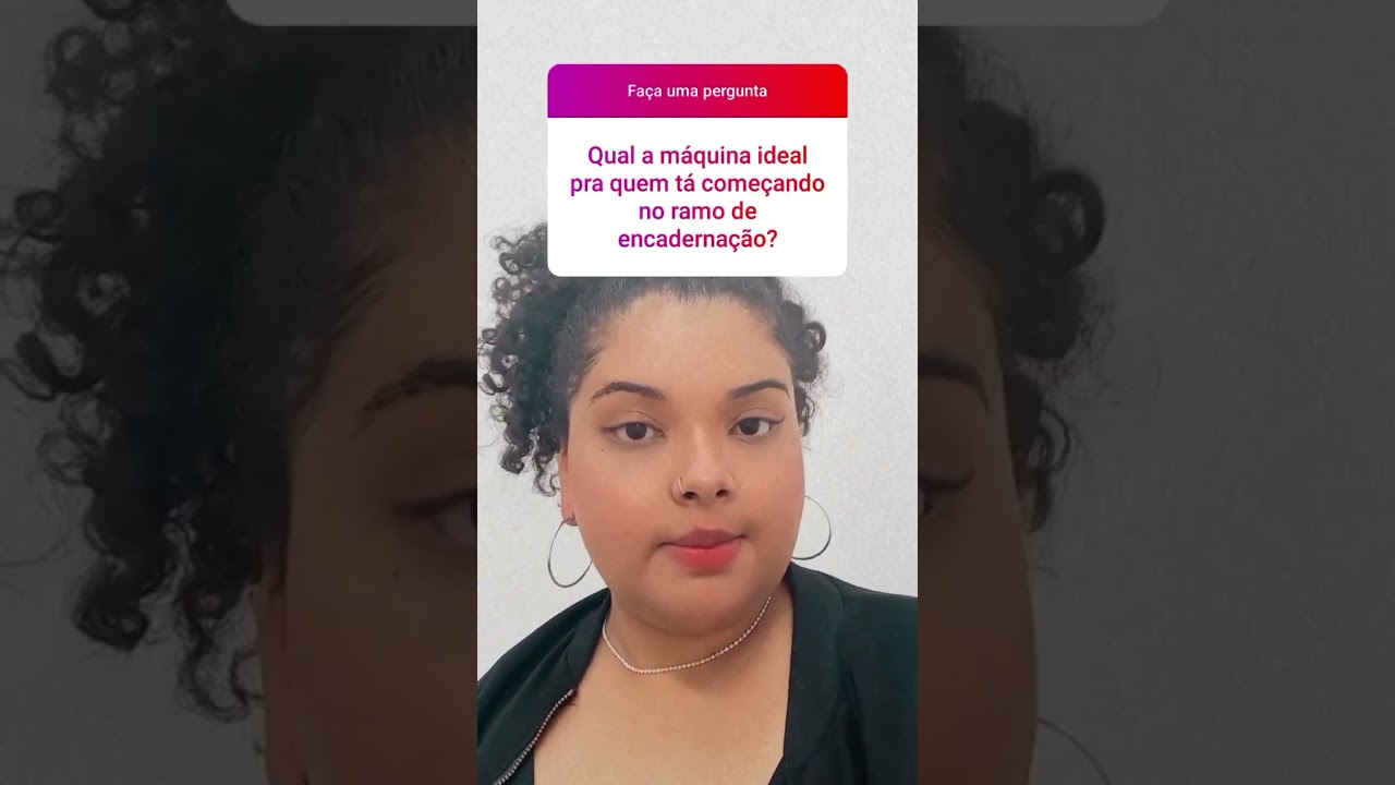 Capa do vídeo Qual a melhor encadernadora para iniciantes na encadernação? #shorts