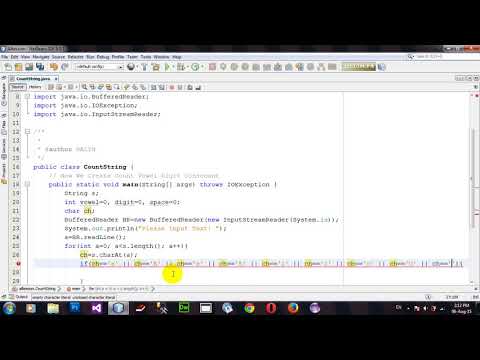 How to Count Digit Number Vowel from Text in Java Netbeans