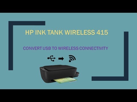 HP Ink Tank Wireless 415 | 419 | 418 | 410 : Convert from USB to wireless connectivity Part 2