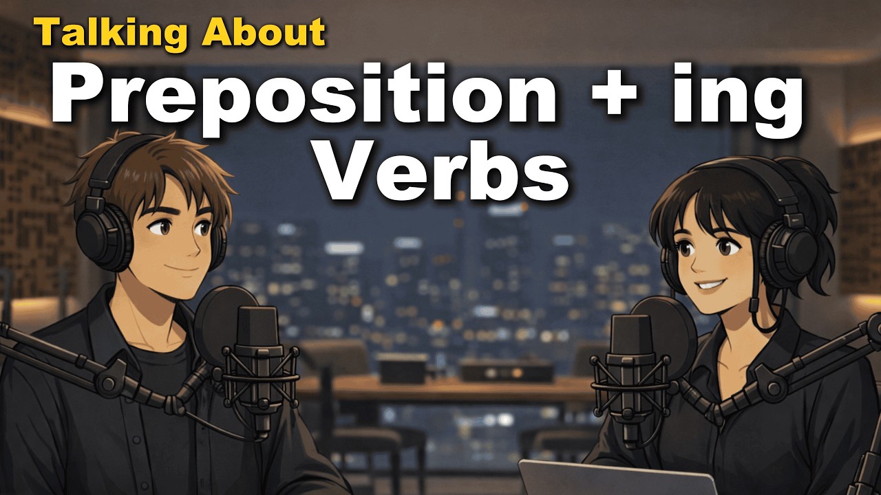 How to Use -ING After Prepositions | Easy English Grammar Lesson