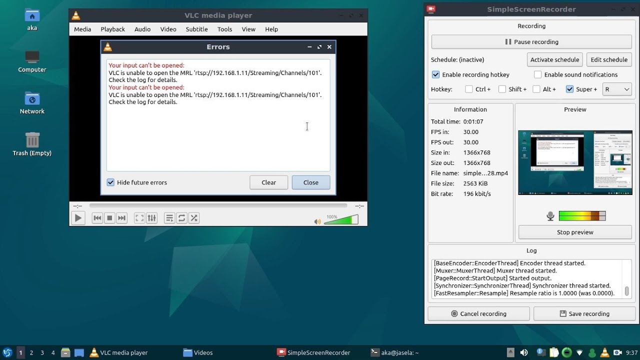 Solusi VLC Media Player Di Linux Debian Ubuntu & Turunannya Tidak Bisa Play  RTSP IP Camera CCTV