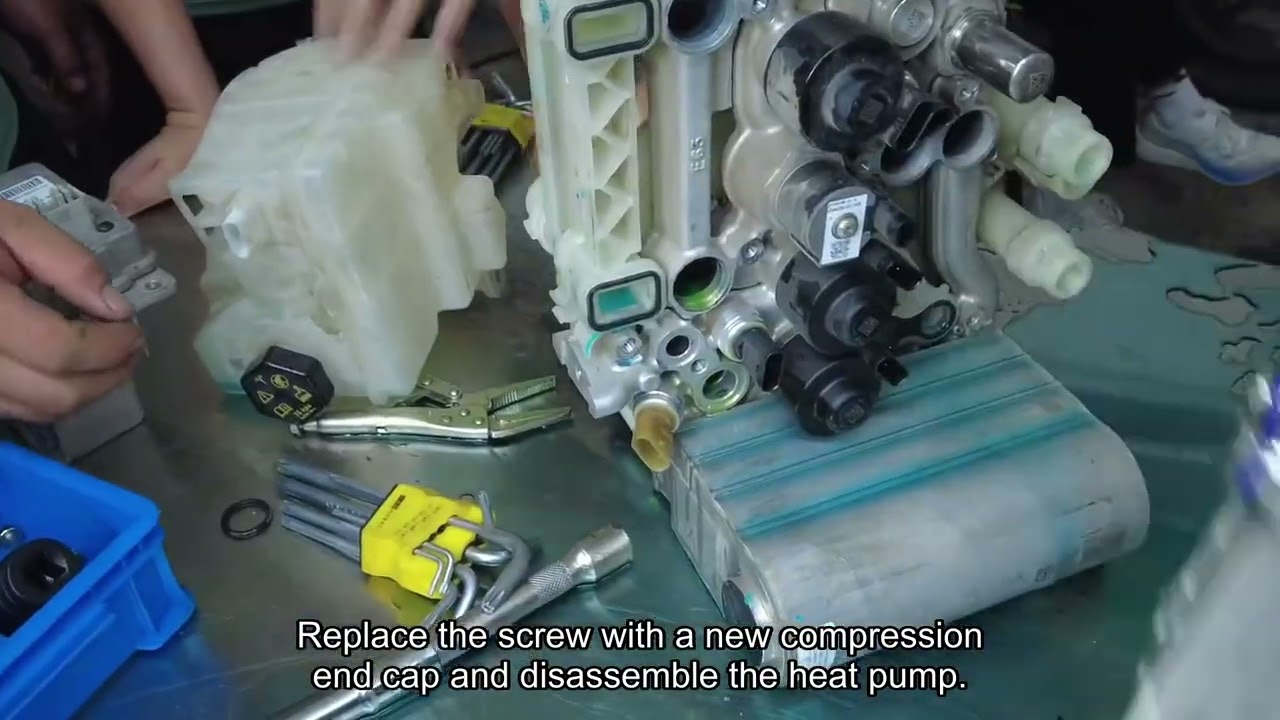 tesla model 3 heat pump ac ev repair