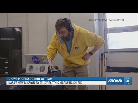 UI professor part of NASA team studying Earth’s magnetic shield - YouTube