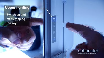 Schneider mirror cabinet: membrane keypad operating instructions / ADVANCED Line Superior HCL