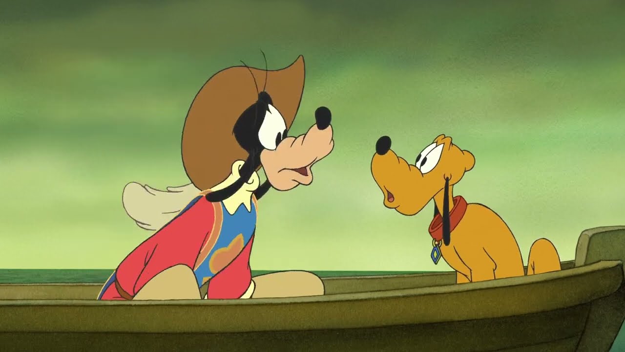 Mickey, Donald, Goofy: The Three Musketeers - Donald \u0026 Goofy Save Mickey From Drowning! (Blu-Ray)