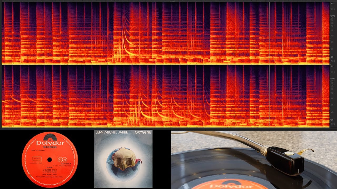 Jean Michel Jarre - Oxygene (vinyl:full album with spectral frequency d...  | Jean michel jarre, Jean michel, Vinyl