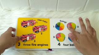 DK Baby Touch and Feel Counting Board Books with touchy-feely textures on every pages