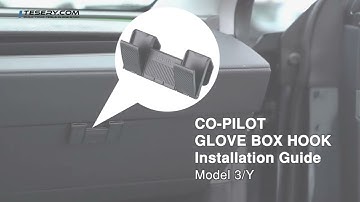 Model 3 Highland/Y Juniper Glove Box Hook Installation Guide: Simple & Effective Car Accessory