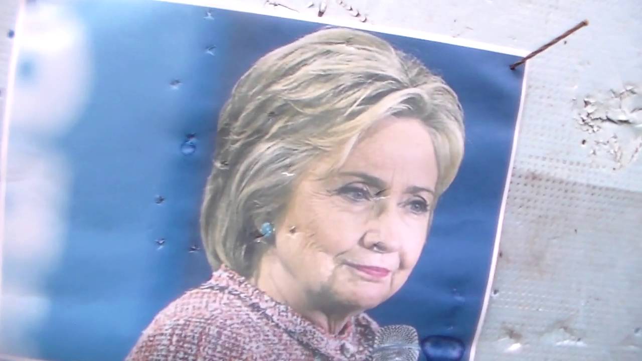 shooting targets with hillary - YouTube