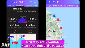 Lịch thủy triều Nautide - Lịch thủy triều xem được thủy triều cả nước