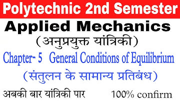Applied Mechanics 2nd semester polytechnic mcq/ Applied Mechanics objective questions 2021