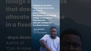 Bayo Akomolafe - Wisdom & AI #bayo #bayoakomolafe #heartspath  #wisdom #wisdom2 #wisdomaisummit #ai