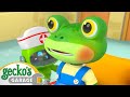 Gecko Gets Sick! | Morphle and Gecko's Garage - Cartoons for Kids