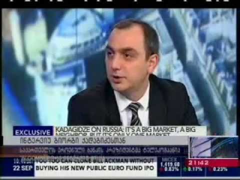 BLOOMBERG  - ის ინტერვიუ გიორგი ქადაგიძესთან